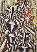 Fernard Leger Involute abstract oil on canvas